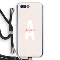 Strawberry Milkshake: Honor 10 Transparant Hoesje met koord