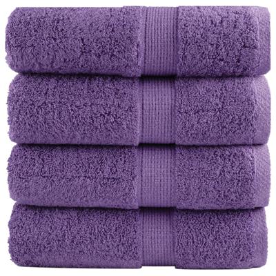 VidaXL Gastendoekjes solund 4 st 600 g/m² 30x50 cm paars