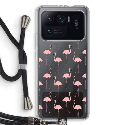 Anything Flamingoes: Xiaomi Mi 11 Ultra Transparant Hoesje met koord