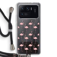 Anything Flamingoes: Xiaomi Mi 11 Ultra Transparant Hoesje met koord