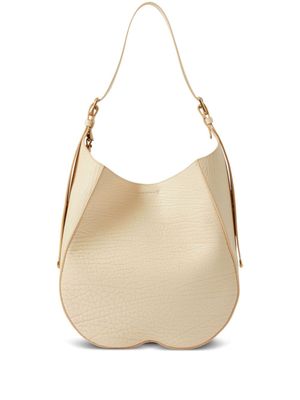 Burberry sac porté épaule Chess médium en cuir - Tons neutres