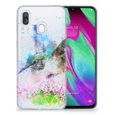 Smartphone hoesje Samsung Galaxy A40 Vogel