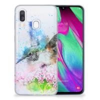 Smartphone hoesje Samsung Galaxy A40 Vogel