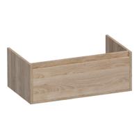 Brauer Hope - Onderkast - 80 cm - met 1 Softclose Lade Greeploos en 1 Sifon Uitsparing - Sunlit