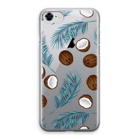 Kokosnoot roze: iPhone 8 Transparant Hoesje