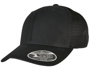 Flexfit FX110ST 110 Structured Canvas Trucker Cap - Black - One Size