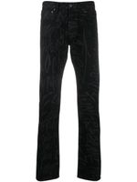 Takahiromiyashita The Soloist pantalon droit imprimé - Noir