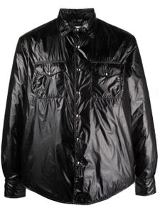 ASPESI chemise Piu à fini brillant - Noir