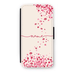 Hartjes en kusjes: iPhone 7 Plus Flip Hoesje
