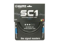 Klotz SC1PP01SW speaker adapterkabel 2x jack 2 x 1.5 mm² 1 meter - thumbnail