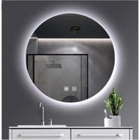 Badkamerspiegel Aloni Omega | 60 cm | Rond | Indirecte LED verlichting | Touch button | Met spiegelverwarming Badkamerspiegel Aloni Omega | 60 cm | Rond | Indirecte LED verlichting | Touch button | Met spiegelverwarming
