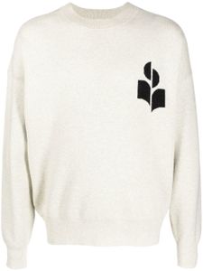 MARANT pull à logo en intarsia - Tons neutres