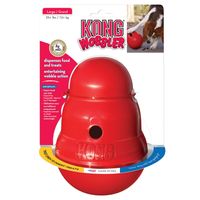 KONG WOBBLER ROOD SMALL 15,5X11X11 CM - thumbnail