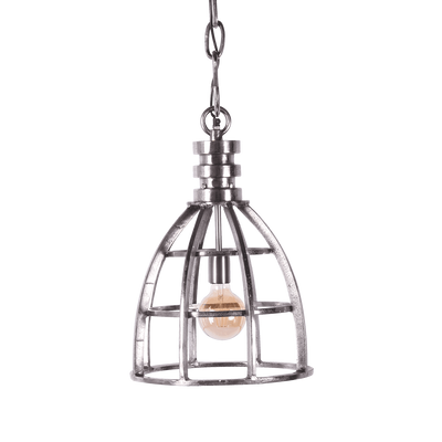 Hanglamp Carolina klein ruw nickel