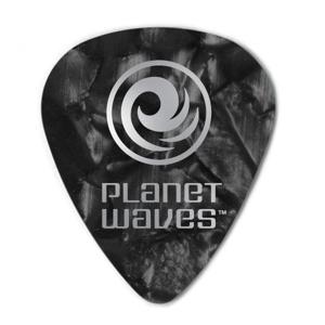 D&apos;Addario 1CBKP4-10 zwarte pearl celluloid plectra 10 pack medium