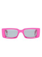 Off-White Eyewear lunettes de soleil rectangulaires Arrows - Rose - thumbnail