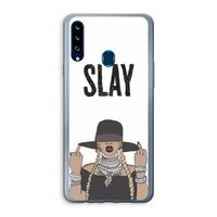 Slay All Day: Samsung Galaxy A20s Transparant Hoesje