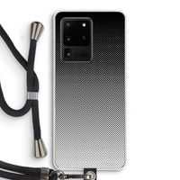 Musketon Halftone: Samsung Galaxy S20 Ultra Transparant Hoesje met koord