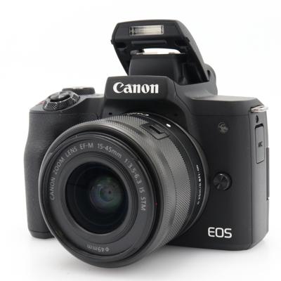 Canon EOS M50 mark II + EF-M 15-45mm f/3.5-6.3 IS STM occasion (incl. BTW)
