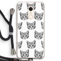 Kitten: Xiaomi Redmi 5 Transparant Hoesje met koord