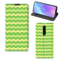 Xiaomi Mi 9T Pro Hoesje met Magneet Waves Green - thumbnail