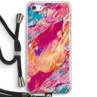 Pastel Echoes: iPhone 5 / 5S / SE Transparant Hoesje met koord