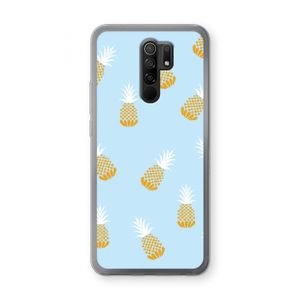Ananasjes: Xiaomi Redmi 9 Transparant Hoesje