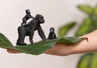 Schleich Wild Life - Gorillagezin speelfiguur - thumbnail