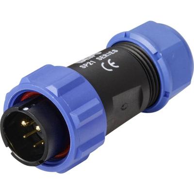 Weipu SP2110 / P 5B II Ronde connector Stekker, recht Serie (ronde connectoren): SP21 1 stuk(s)