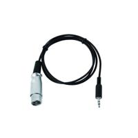 Eurolite DMX-Adapter OUT DMX Adapter [1x Jackplug male 3,5 mm - 1x XLR-bus] 1.00 m