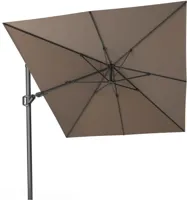 Platinum Sun & Shade zweefparasol challenger t2 premium 350x260cm havana