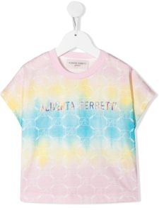 Alberta Ferretti Kids t-shirt à logo imprimé - Rose