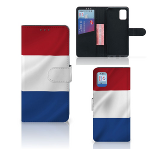 Samsung Galaxy A31 Bookstyle Case Nederlandse Vlag