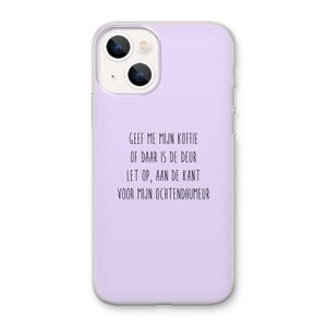 Ochtendhumeur: iPhone 13 mini Transparant Hoesje