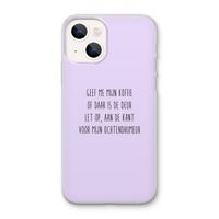 Ochtendhumeur: iPhone 13 mini Transparant Hoesje
