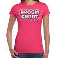 Song T-shirt voor festival - droom groot - Europa - roze - dames - Joost - supporter/fan shirt