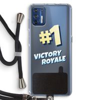 Victory Royale: Motorola Moto G9 Plus Transparant Hoesje met koord