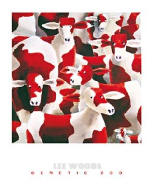 Kunstdruk Lee Woods - Genetic Zoo IV 40x50cm