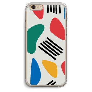 Illustratieve pop 1: iPhone 6 Plus / 6S Plus Transparant Hoesje