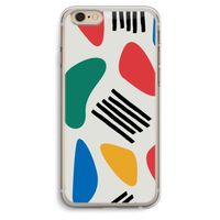 Illustratieve pop 1: iPhone 6 Plus / 6S Plus Transparant Hoesje