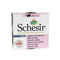 Schesir Tonijn met ham 4 trays (56 x 85 g)