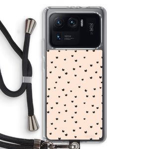 Kleine kattenkopjes: Xiaomi Mi 11 Ultra Transparant Hoesje met koord