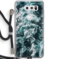 Zee golf: LG V30 Transparant Hoesje met koord