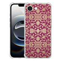 Apple iPhone 16e Hoesje - Barok Pink TPU Antishock