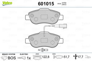 Valeo Remblokset 601015