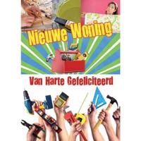 Wenskaarten Nieuwe Woning pak a 10 stuks Wenskaarten Nieuwe Woning pak a 10 stuks