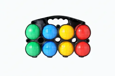 Engelhart Jeu de boules 8 ballen in zwarte tas