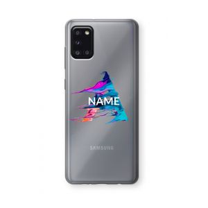 Abstract Spectrum: Samsung Galaxy A31 Transparant Hoesje