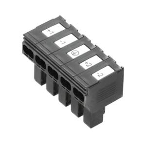 Weidmüller 1009990000 PTDS 4 DC Veiligheids-connector Flexibel: 0.5-4 mm² Massief: 0.5-4 mm² Aantal polen: 5 10 stuk(s) Zwart