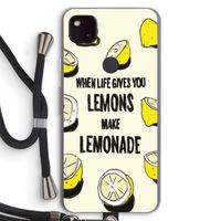 Lemonade: Pixel 4a 5G Transparant Hoesje met koord